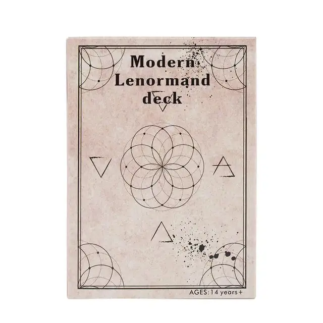 Modern Lenormand Oracle Cards Divination Tools Fortune Telling Tarot Cards Standard Tarot Decks for Board Game Fate Divination 5