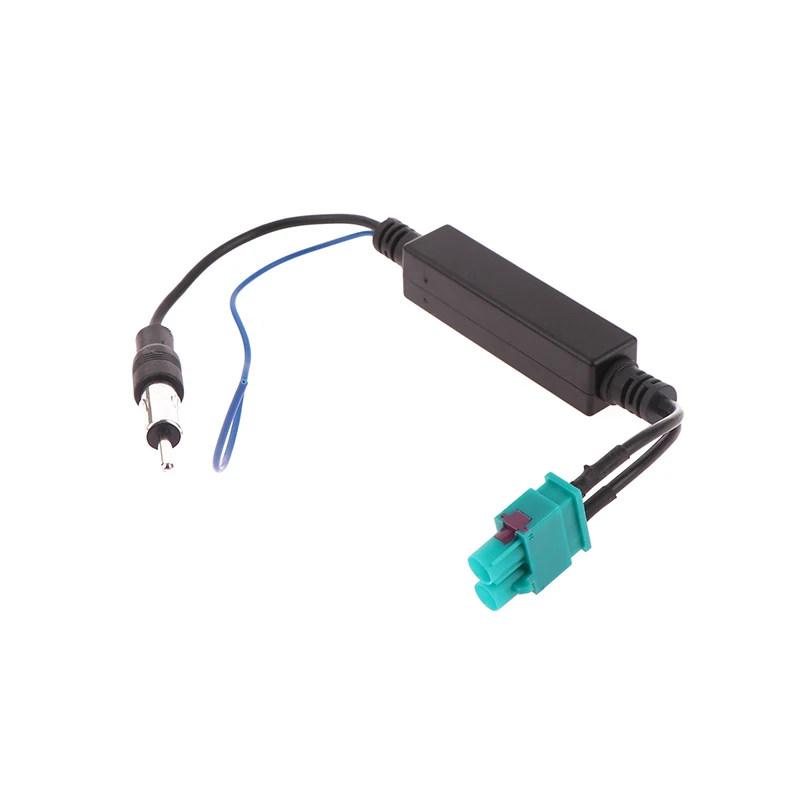 Vehicle Signal Aerial FM Radio Antenna Male Dual Amplifier Adapter For Volkswagen Audi Cayenne Car Accessories