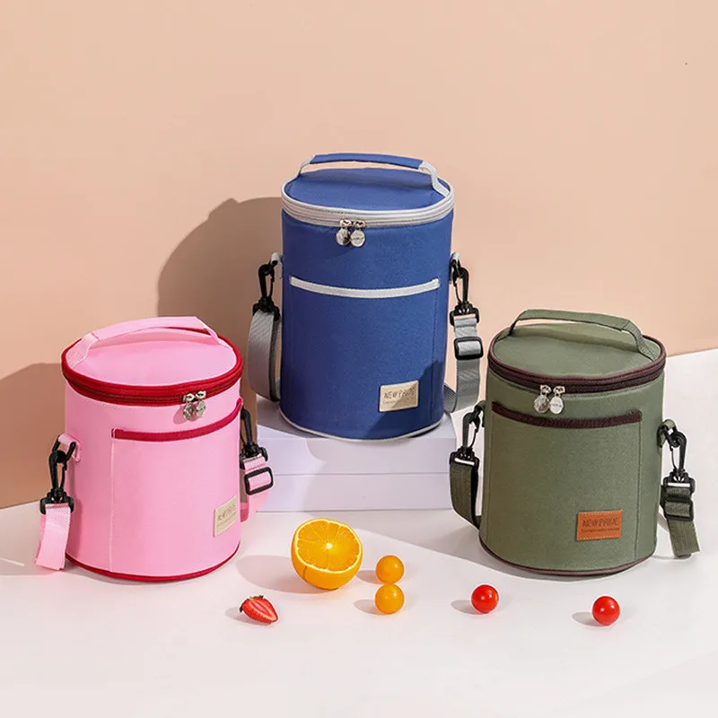 Round Insulated Lunch Box