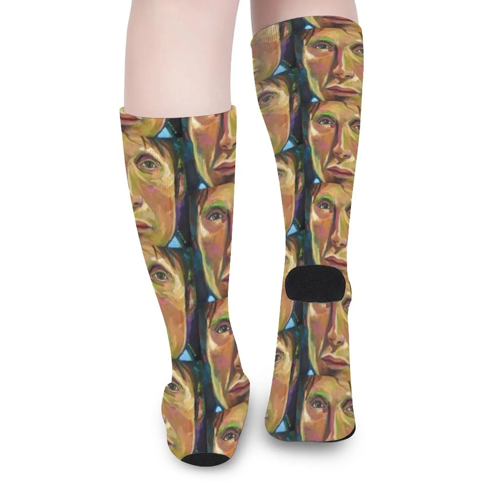 Mads Mikkelsen as Hannibal Lecter Socks funny socks for Women kids socks