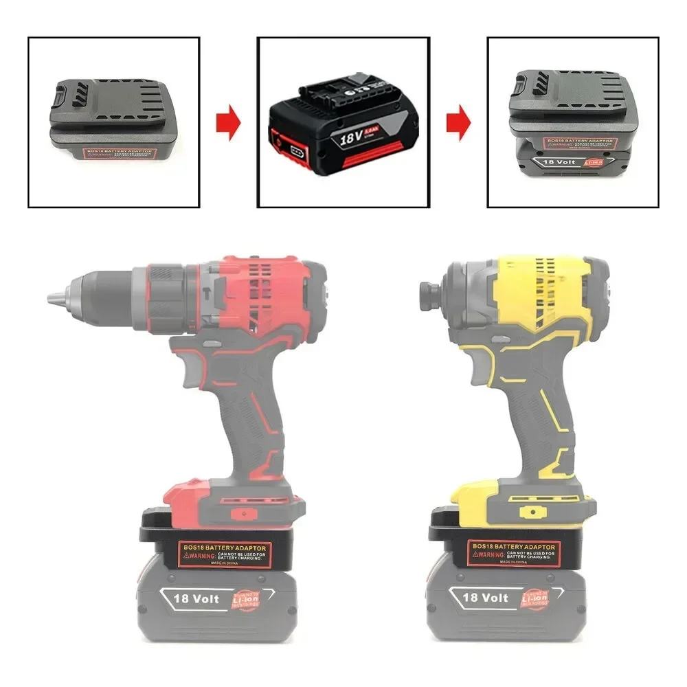 Adapter Converter for Bosch BAT Series 18V Li-ion Battery Convert To for CRAFTSMAN 20V for Stanley 18V Lithium Power Tools Drill
