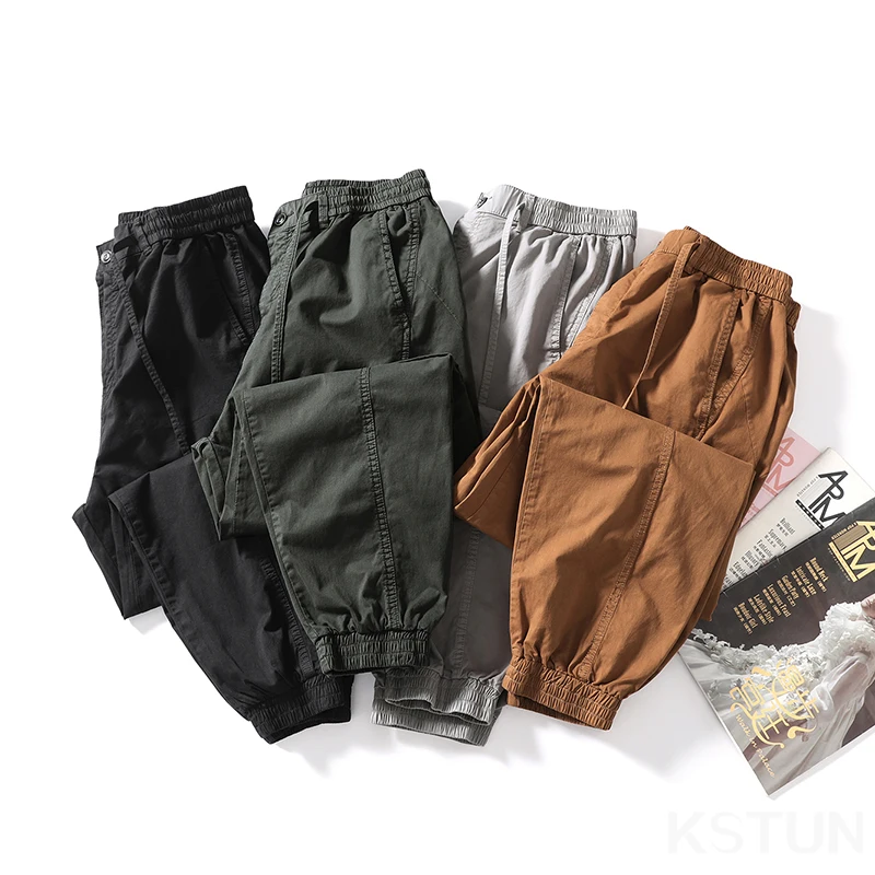 Quality Men Joggers Pants Harem Loose Cargo Pants Casual Sweatpants