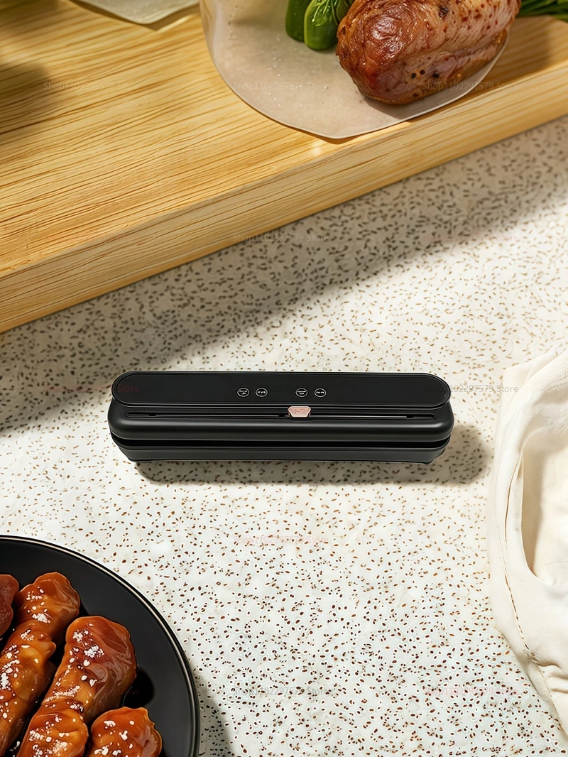 Description Picture 5 of itemNew Electric Vacuum Sealer for Kitchen Dry Wet Food Storage Built-in Cutter Touch Button Easy Seal Food Household Appliance