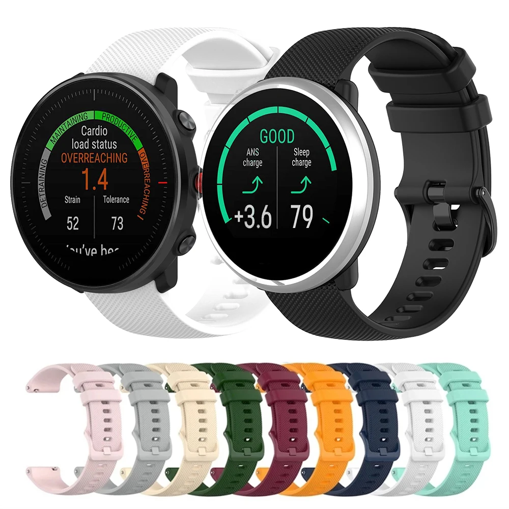 Силиконовый ремешок для часов Polar Grit X/Vantage M M2, сменный ремешок для смарт-часов Polar Unite/Ignite 2