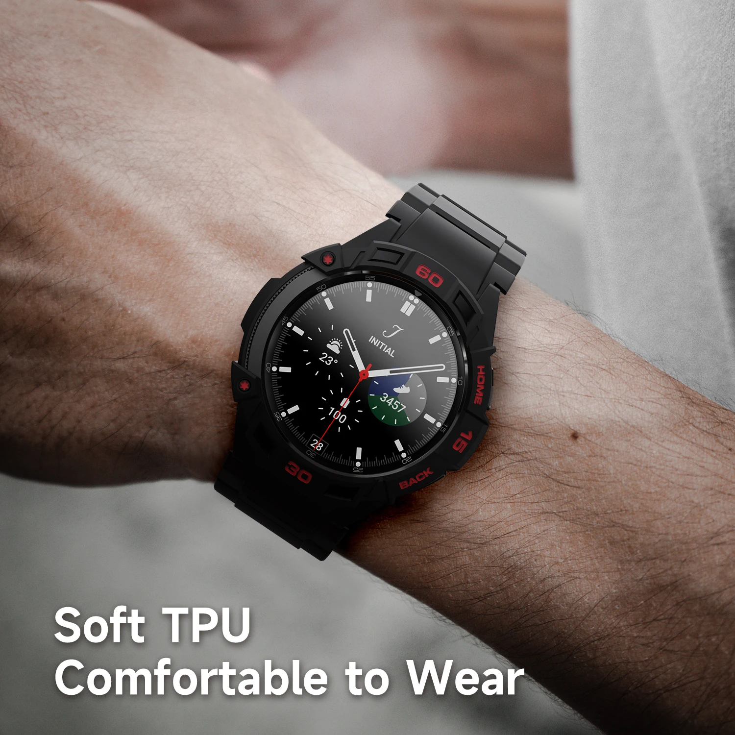 SIKAI Ｚ  ġ 4 Ŭ ̽, 46mm Ʈ ġ Ŀ, TPU , Ｚ ġ ׼