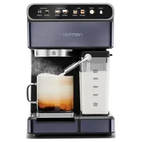 Home Espresso Machine w/ Milk Frother 20 Bar Pump Touchscreen Café Quality Stainless Steel RJ54-I-SV-BLK 1