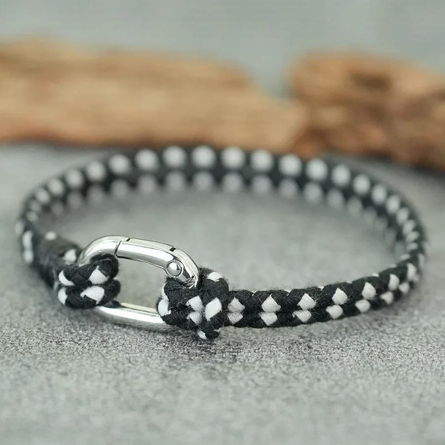 Handmade Bohemian Men Rope Bracelet 3mm String