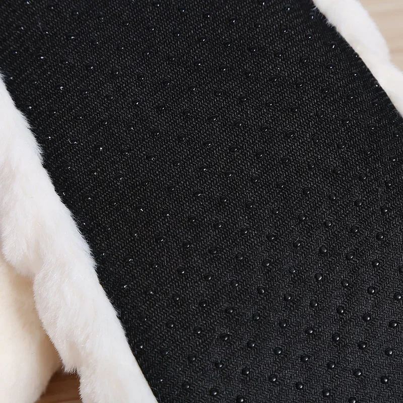 Home House Winter Women Slipper Warm Indoor Fuzzy Plush Thick Heart Love Anti Slip Soft Cute Funny Female Fluffy Floor Shoe Grip 6