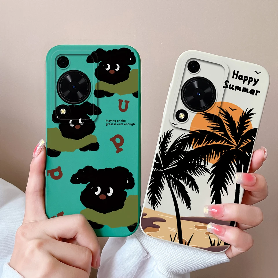Love Heart Flower Durable Shockproof Antifouling Soft Bumper Case