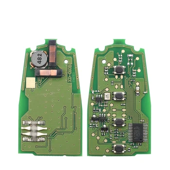 Smart key 4 pulsante con Chip per Hyundai - KEYYOU Smart Remote Control key Keyless Entry Fob 4 pulsante 433MHz con Chip ID46 per