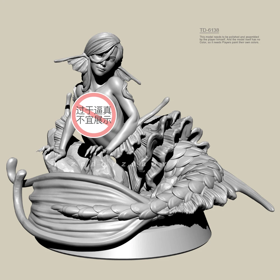 

38mm 50mm 75mm Resin model kits figure beauty colorless and self-assembled （3D Printing ） TD-6138/3D