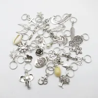5pcs Hair Braid Dread Dreadlock Beads Clips Charms African Braids Cuffs Rings Hip Hop Style Jewelry Dreadlock Clasps Accessories 1