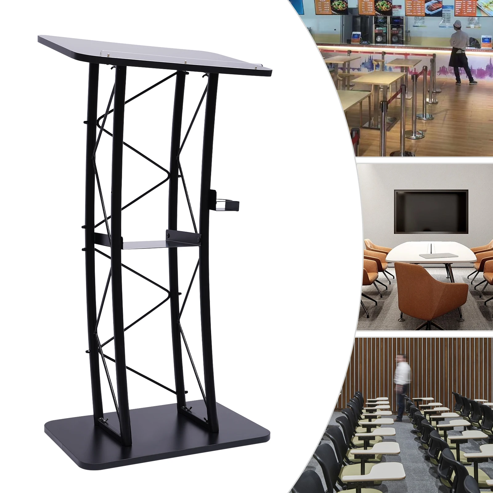 Curved Podium Suitable for Schools Conference Rooms Stages Churches Classrooms and Various Other Places Indoor Furniture 5
