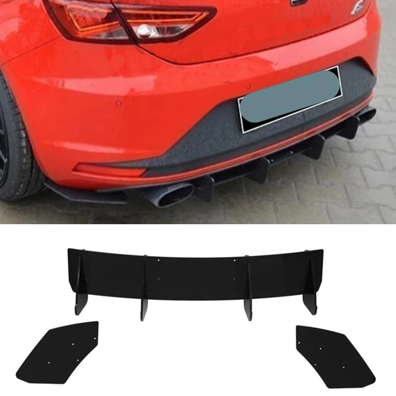 2012-2016 Per Seat Leon Iii Cupra Mk3 Car Real Blade Diffusore Body Kit Parti Paraurti