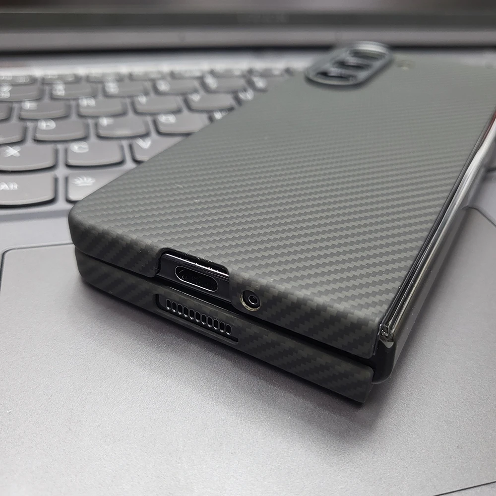 QADIR carbon carbon fiber case For Samsung Galaxy  Fold 5 case Ultra-thin anti-drop Aramid fiber 4