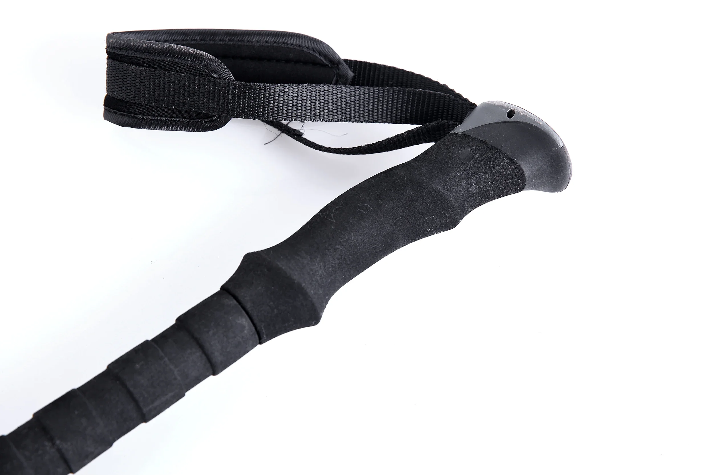 strong outdoor adjustable folding lightweight trekking poles hiking pole walking stick cane handle bastones senderismo