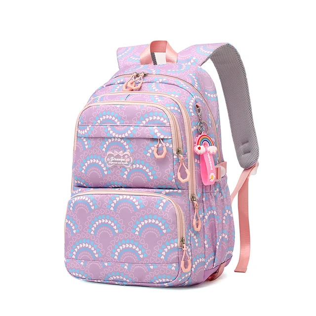 Mochilas impermeables con estampado para niños, mochilas escolares