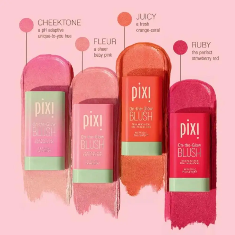 Blush Stick 3 In 1 Easy Color Rouge Blusher Cream Cheek Eye Lip Tinted Waterproof Mositure Face Contouring Shadow Blusher