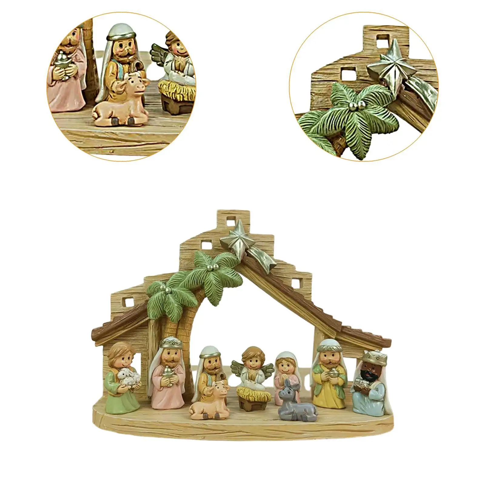 Christmas Nativity Figurine Set 5