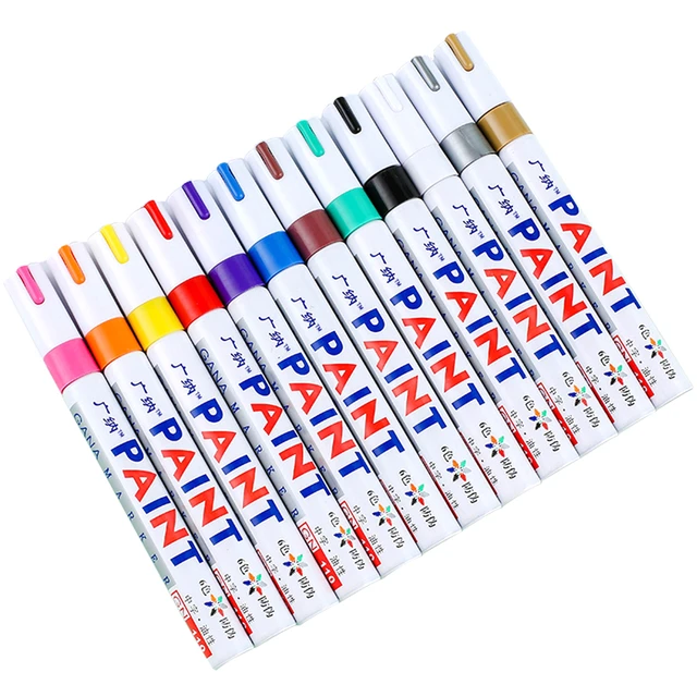 Paint Pens Paint Markers 20 Colors Oil-Based Waterproof Paint Marker Pen  Set Never Fade Quick Dry and Permanent, for Any Surface - AliExpress