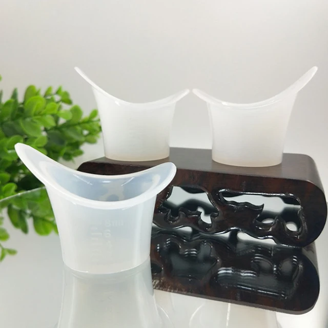 Lavaggi Occhi Portatili - 10 Pezzi, Tazze In Silicone Per Irrigazione Oculare, 8ml - Foto 6