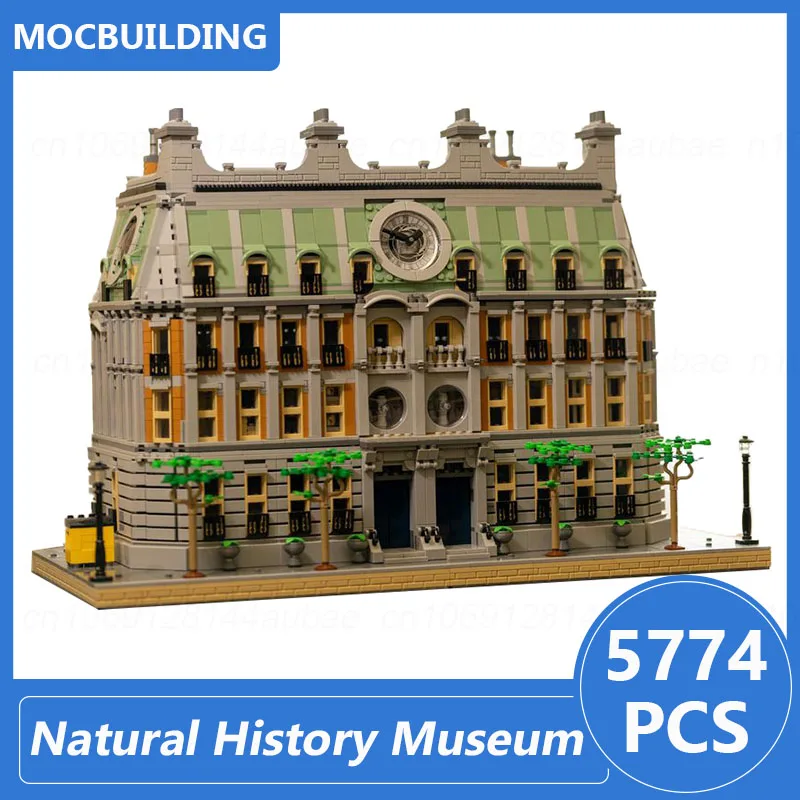 

Natural History Museum Modular Buildings Model Moc Blocks Display Diy Assemble Bricks Architecture Collection Toys Gifts 5774PCS