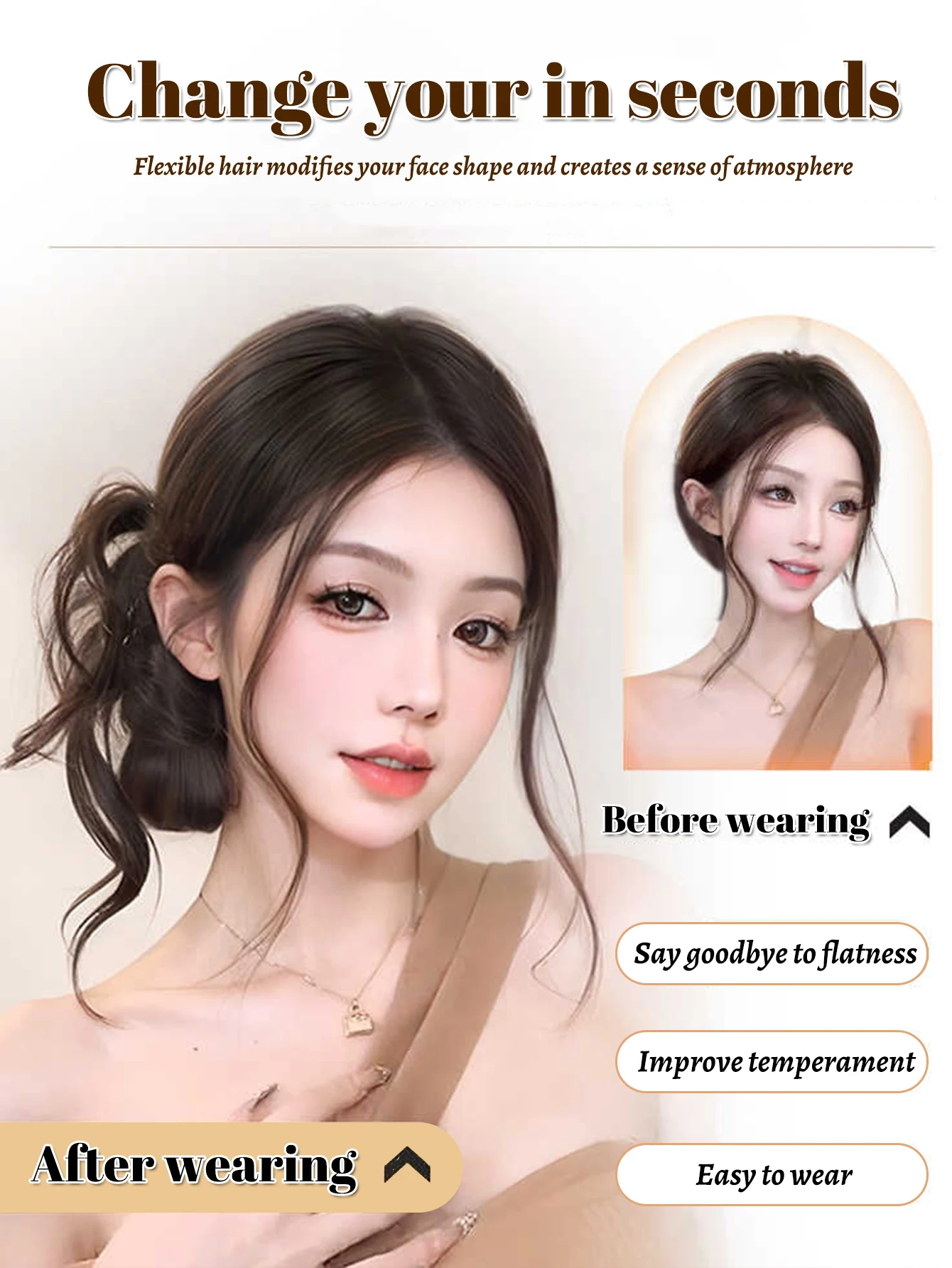 Synthetic Feather Hair Clip for Women