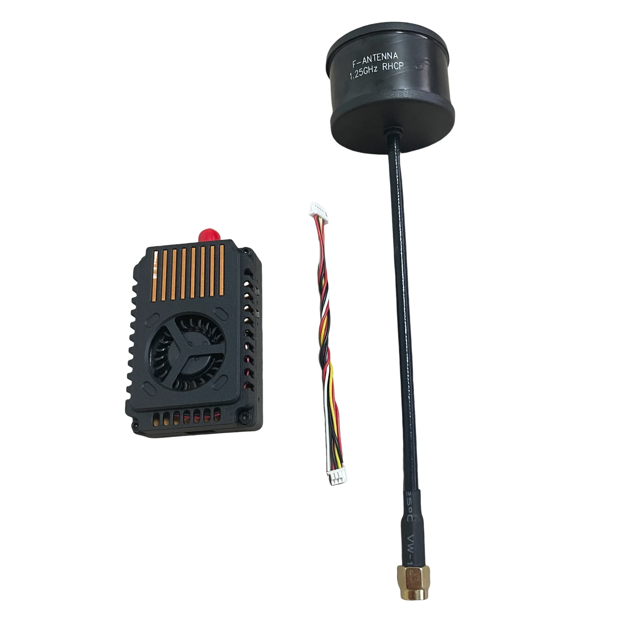 VTX 1.2GHz 10W FPV Émetteur Audio Smart IRC Tramp installé sur un drone, prêt pour le vol FPV