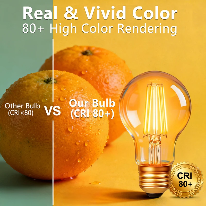 레트로 에디슨 전구 E27 AC 110V 9W 빈티지 유리 램프 A60 LED 필라멘트 조명 앤틱 전구 홈데코