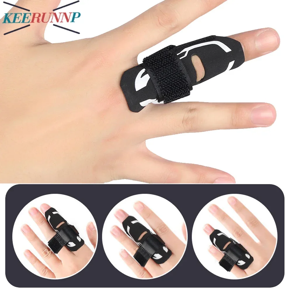 1PCS Finger Sleeve Support Protector Fingers Splint Brace Use for Pain Relief and Preventing Sports Injuries Basketball