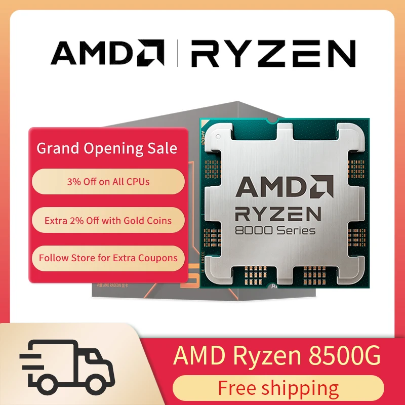 New AMD RYZEN™ 5 8500G Gaming Processor 6-Core 12-Thread CPU 4NM