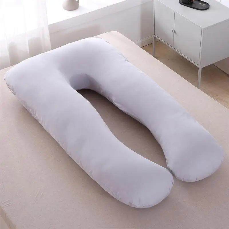 Cotton U Shaped Pregnancy Pillowcase for Maternity Comfort