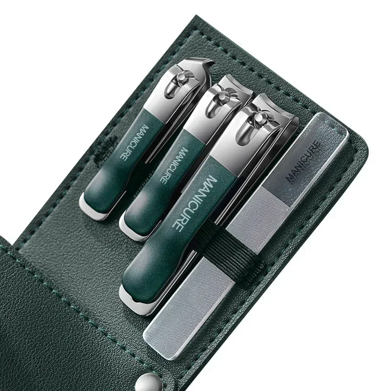 Nail Clipper Set Nail Care Kit Nail Scissors Set Manicure Pedicure Kit 4Pcs Nail Clipper Set Stainless Steel Portable Manicure Pedicure Tool Fingernails Toenails Care