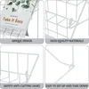 6 Tier Wire Countertop Rack Comic Book Rack Wide Tabletop Display Magazine for Book Brochure Literature Greeting Card Shelf 2