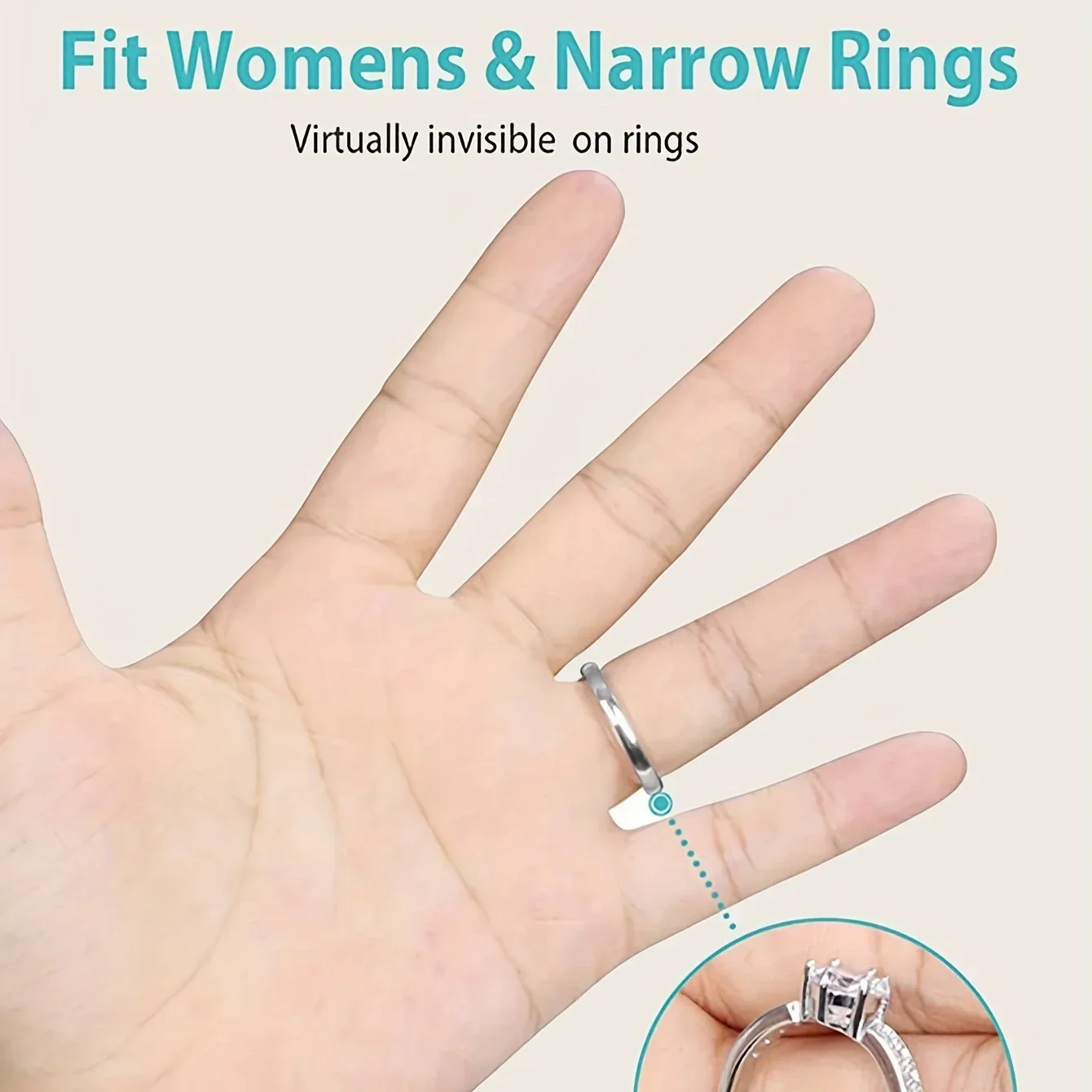 Silicone Ring Size Adjuster Tighten Reducer Jewelry Tool