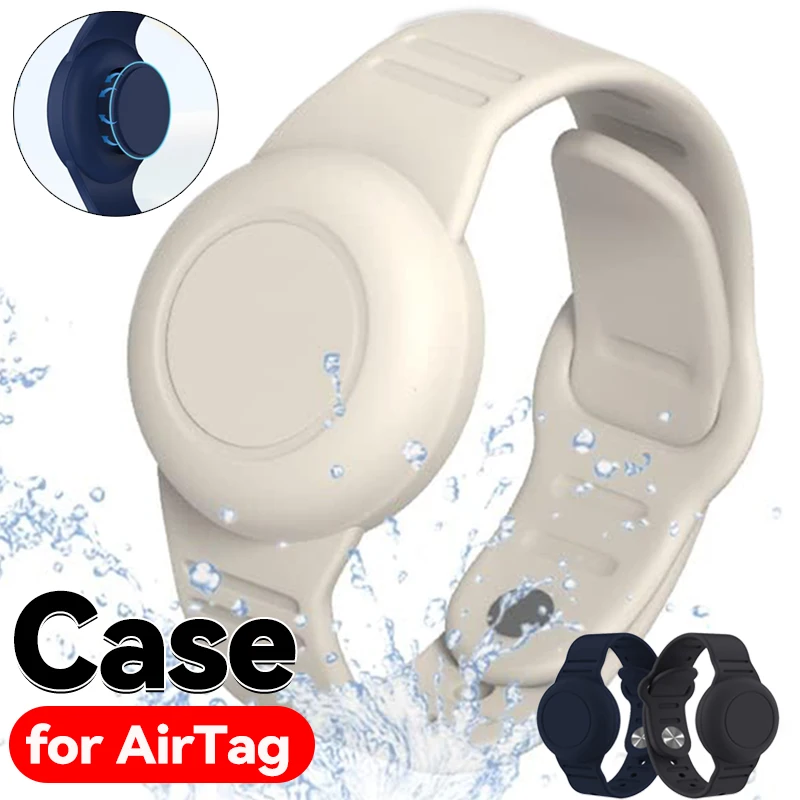 Waterproof Silicone Anti-Loss GPS Tracker Bracelet Case