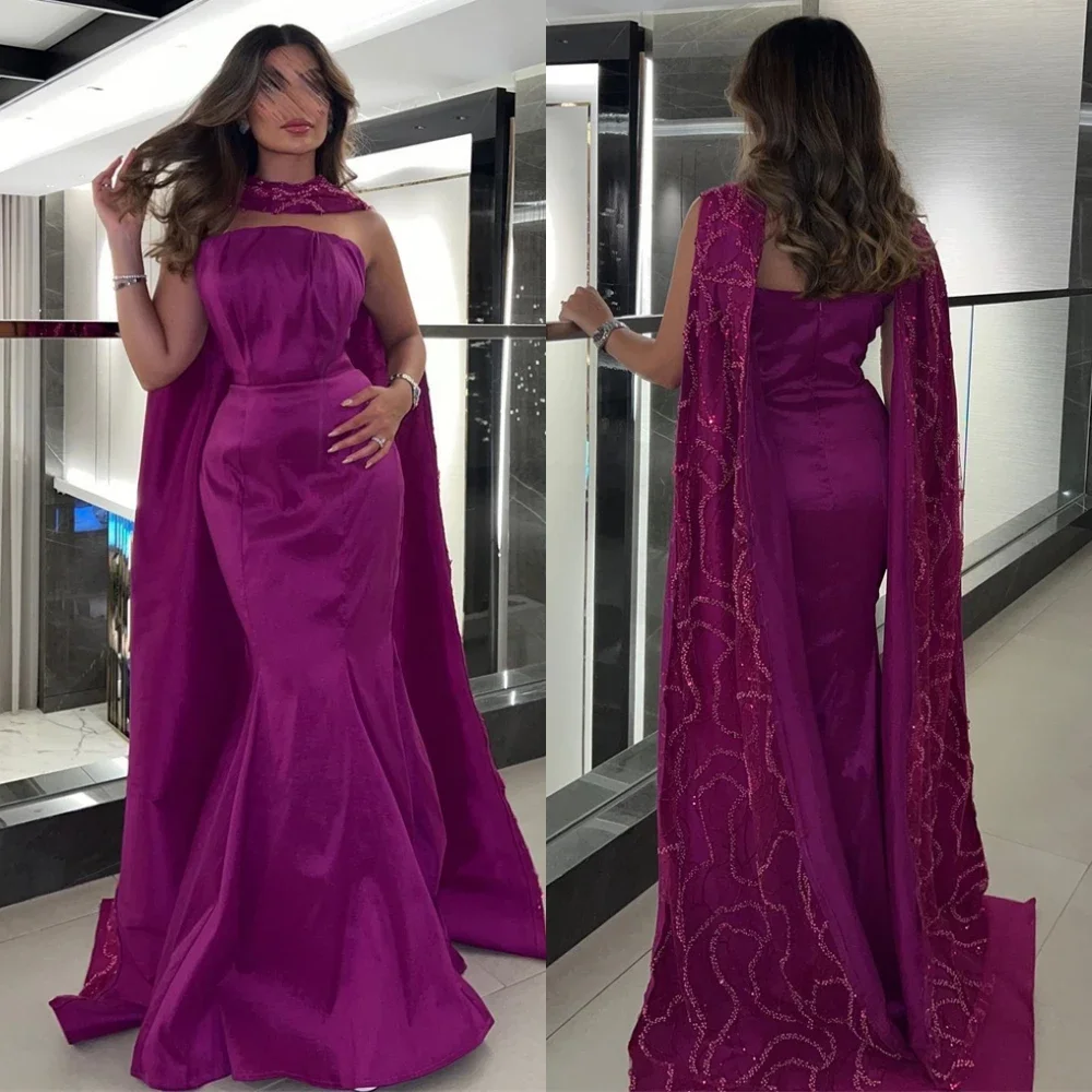 

Prom Dresses Elegant Strapless Mermaid Sequin Party Dress Floor Length Sleeveless Formal Evening Gowns Fashion 칵테일드레스 فستان