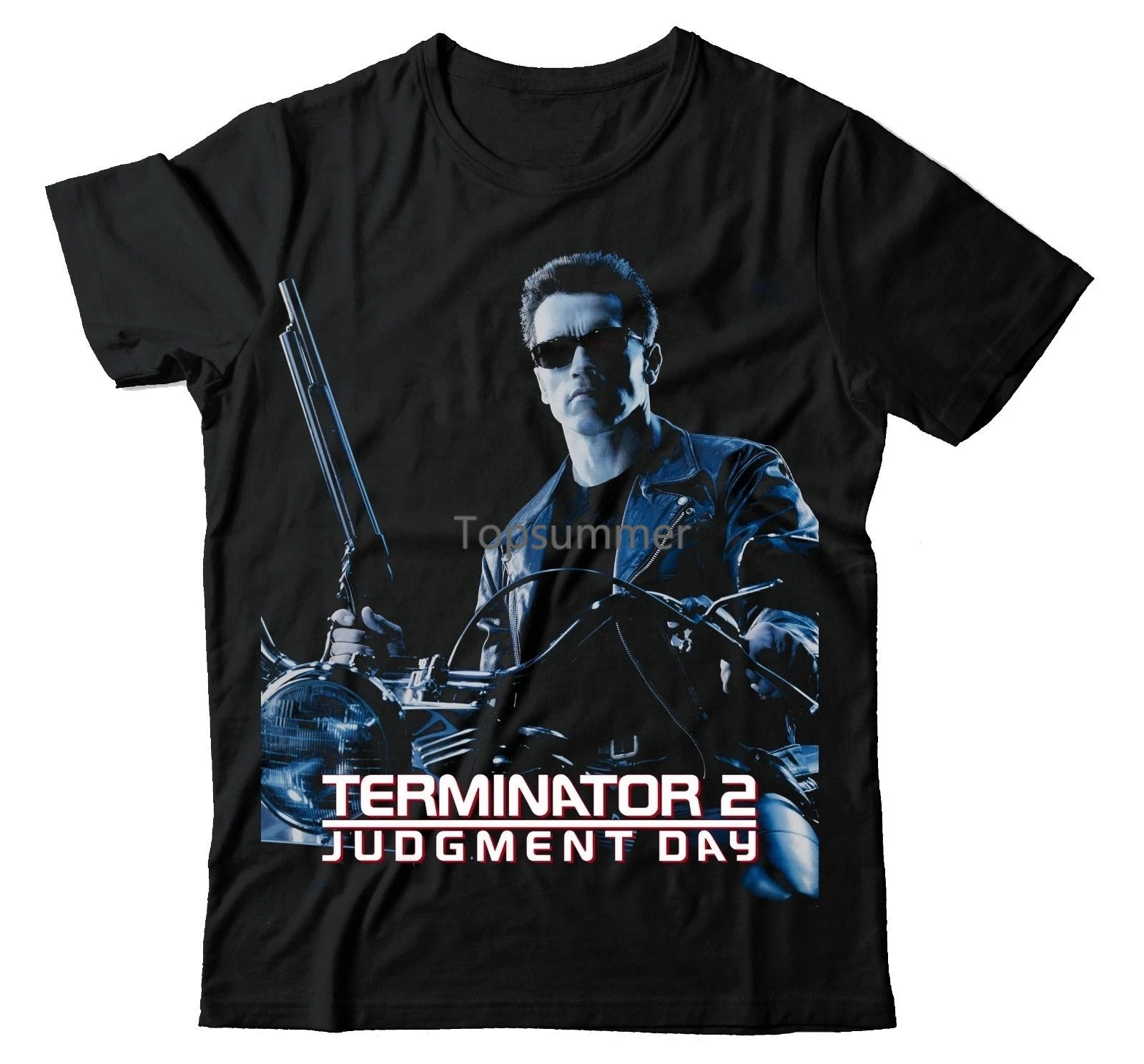 The Terminator 2 Aster Day Alexander Schwarzenegger Bbmt511 Maglietta Unisex Stampa T-Shirt Uomo Manica Corta Top Tee Plus Size(1)