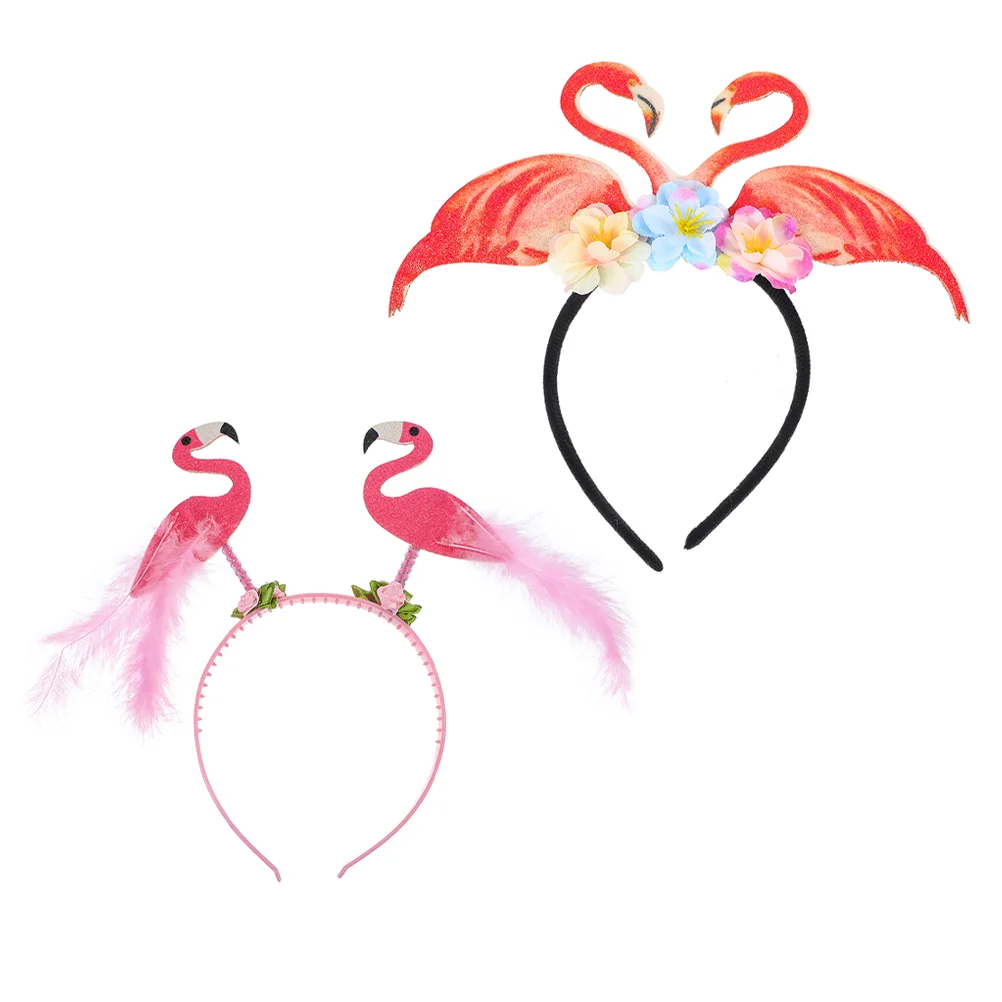 

2 шт., головной убор в виде фламинго