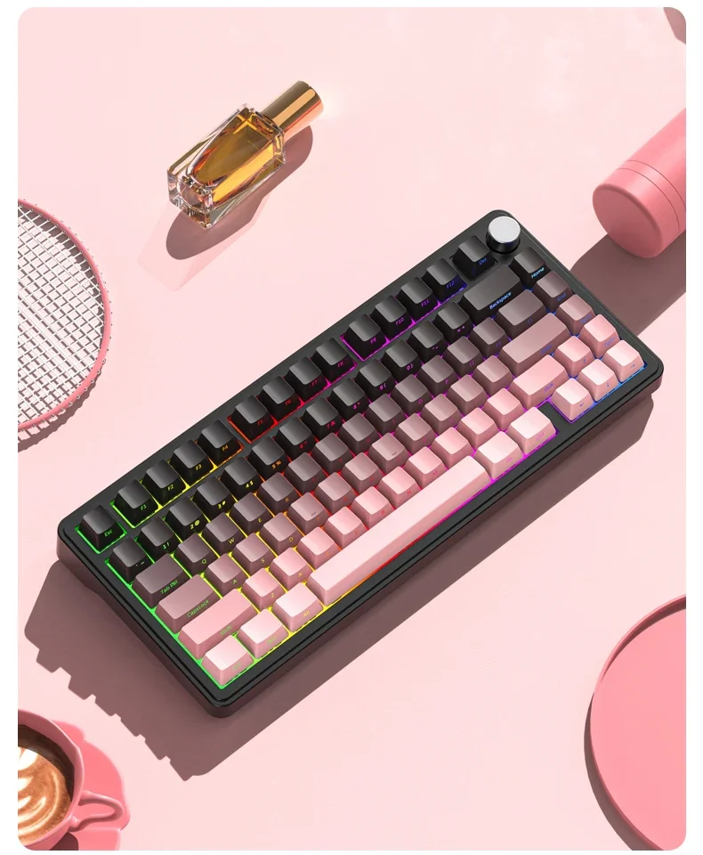 Attack Shark X85 RGB Bluetooth Mechanical Keyboard, 2.4G Tri