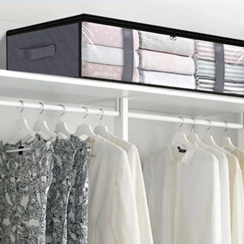 Clothes Storage Containers Under Bed Storage Containers with Handles Bedroom Large Capacity