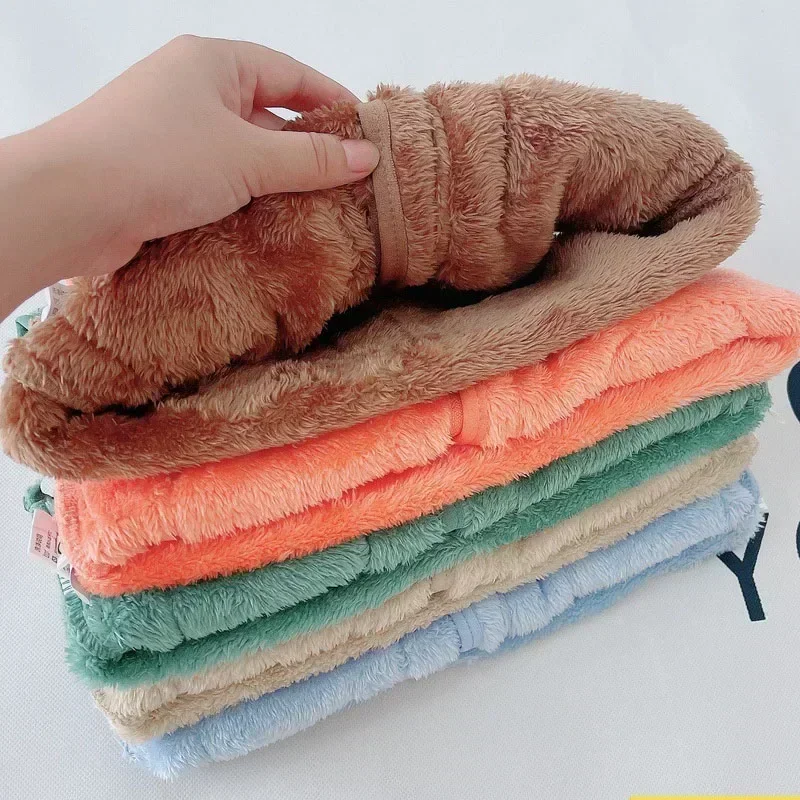 Autumn Winter Baby Lamb Wool Warm Waistcoat Girls Boys Plush Vest Single Breasted Double Layer Child Warm Fashion Coat