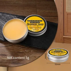 Beeswax and Coconut Oil Wood Nourishment Paste with Vitamin E - Deeply Restores and Enhances Natural Shine - Wood maintenance wax (25g)