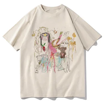 Beabadoobee Beatopia 2024 Graphic Tshirts Short Sleeve Summer O-neck Tee-shirt Graphic Printing Clothes Hip Hop Streetwear Tees 1