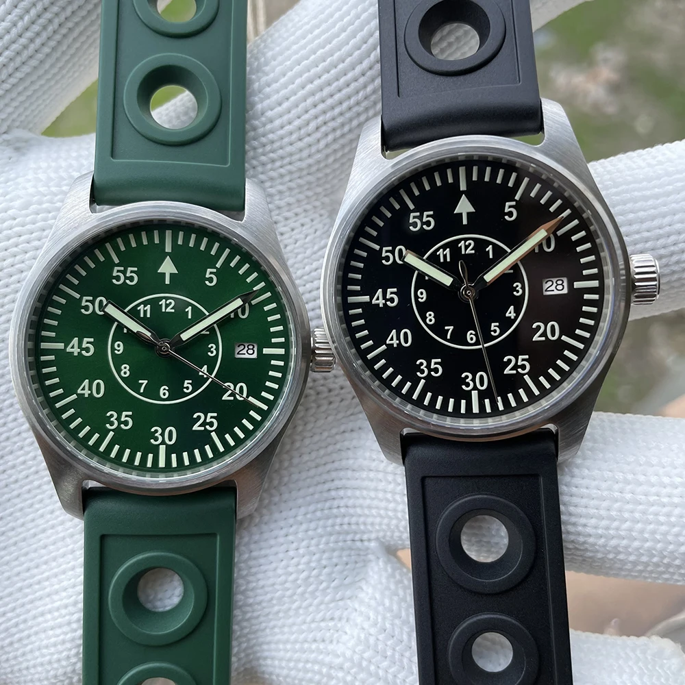 STEELDIVE SD1940T Fashion Wristwatch NH35 Automatic Mechanical Movt Swiss C3 Luminous 200M Waterproof 316L Stainless Steel Pilot