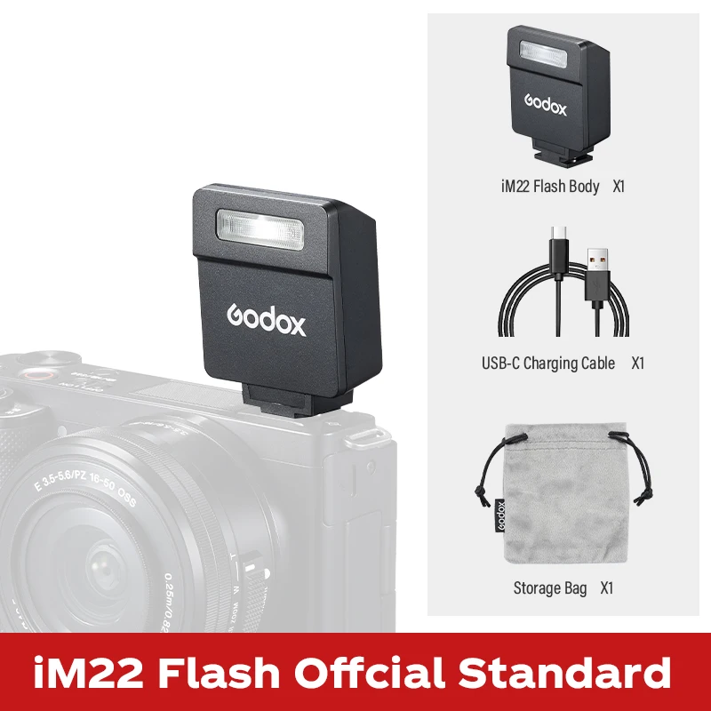 Flash Mini Godox IM30 Pour Appareils Photo Canon, Sony, Nikon, Etc. - Neuf, Portable, Avec 7 Niveaux De Puissance