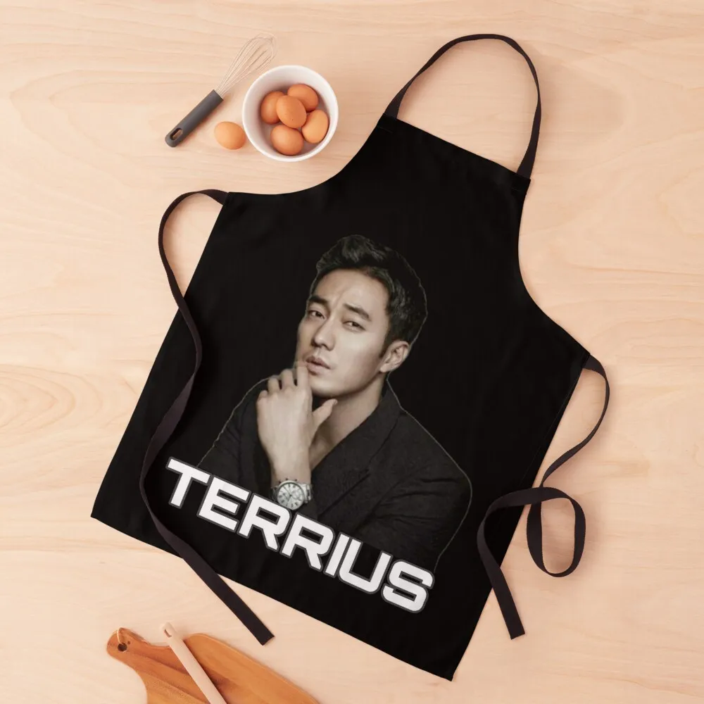 

terrius, so ji sub, mrs so ji sub, saranghae so ji sub Apron chefs Kitchen Items For Home work ladies Apron
