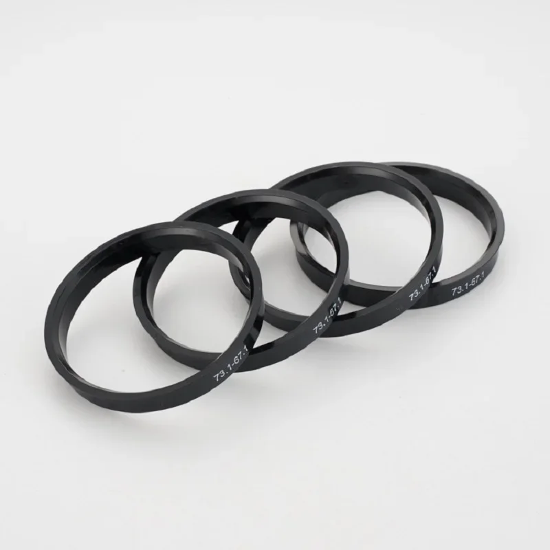 Hub Centric Ring Car Wheel Bore Center Hub Ring 73.1 67.1 66.6 66.45 to 57.1 54.1 56.1 56.6 58.6 72.6 to 60.1 4PCS