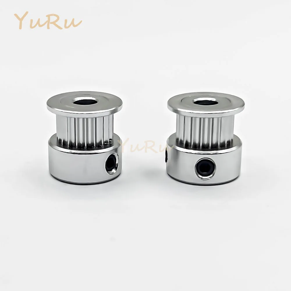 2GT2M 20 Zähne Zahnriemenscheibe Bohrung 3/3,17/4/5/6/6,35/8mm Riemenbreite 6/9/10/15mm Spannrad 20T Synchron 3D-Druckerteile – Detail 1