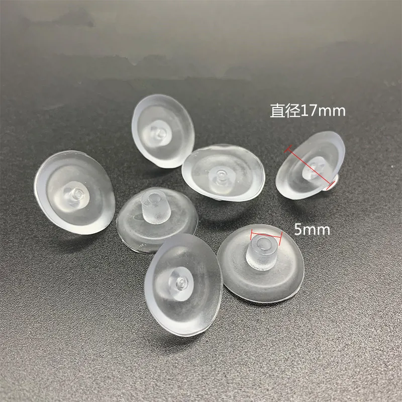 Clear Sucker Suction Cups Mushroom Sucker Pads Hook Hanger For Window Kitchen Bathroom Doll Toy Fridge Car Glass 25mm suction cups